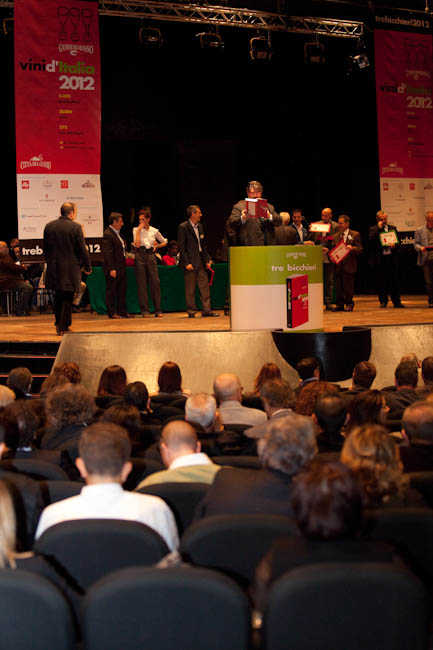 Tre Bicchieri 2012: photogallery della premiazione