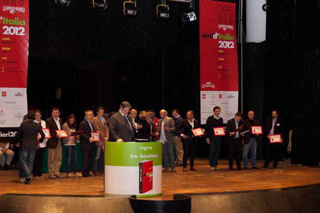 Tre Bicchieri 2012: photogallery della premiazione