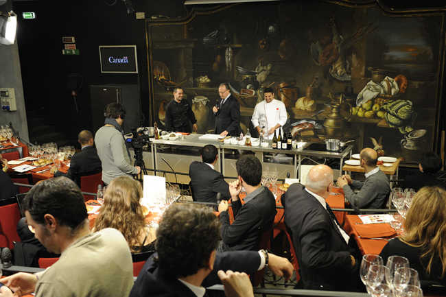 Photogallery: cena canadese alla Città del gusto di Roma