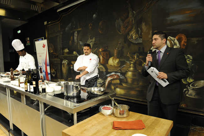 Photogallery: cena canadese alla Città del gusto di Roma