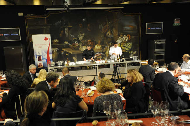 Photogallery: cena canadese alla Città del gusto di Roma